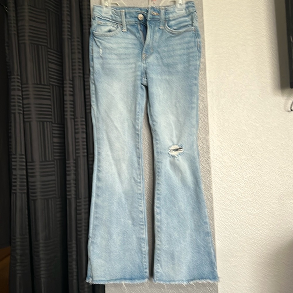 Girls bell bottom jeans